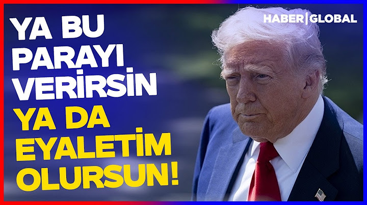 Trump O Ülkeden Resmen Haraç İstedi: YA BU PARAYI VERİRSİN YA DA EYALETİM OLURSUN!