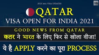 Big News: QATAR re-opened VISA for INDIA | July 2021 Visa Updates | QATAR Work Visa 2021 | MK Vlogs