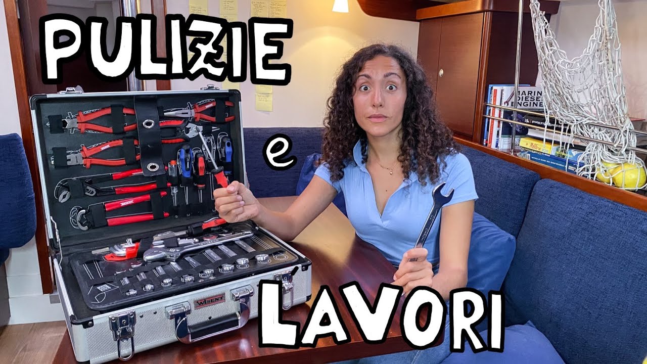 Trasloco, pulizie e lavori sulla barca a vela, lavori di bordo (clean with me) | Ep. 3