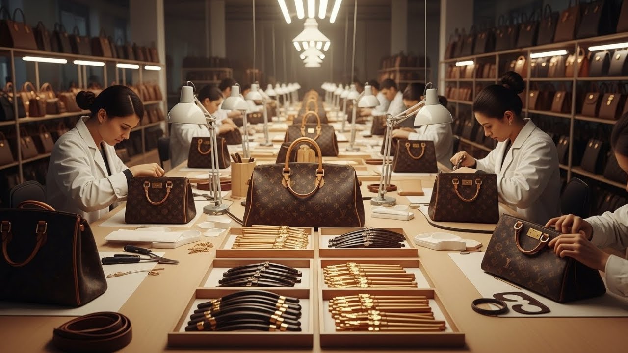 Inside the Luxury Bag Factory – How Designer Handbags Are Made From Scratch (Full Process)