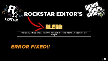 How To Fix Rockstar Editor All Errors | GTA 5 Mods | Hindi | Techyu Gaming