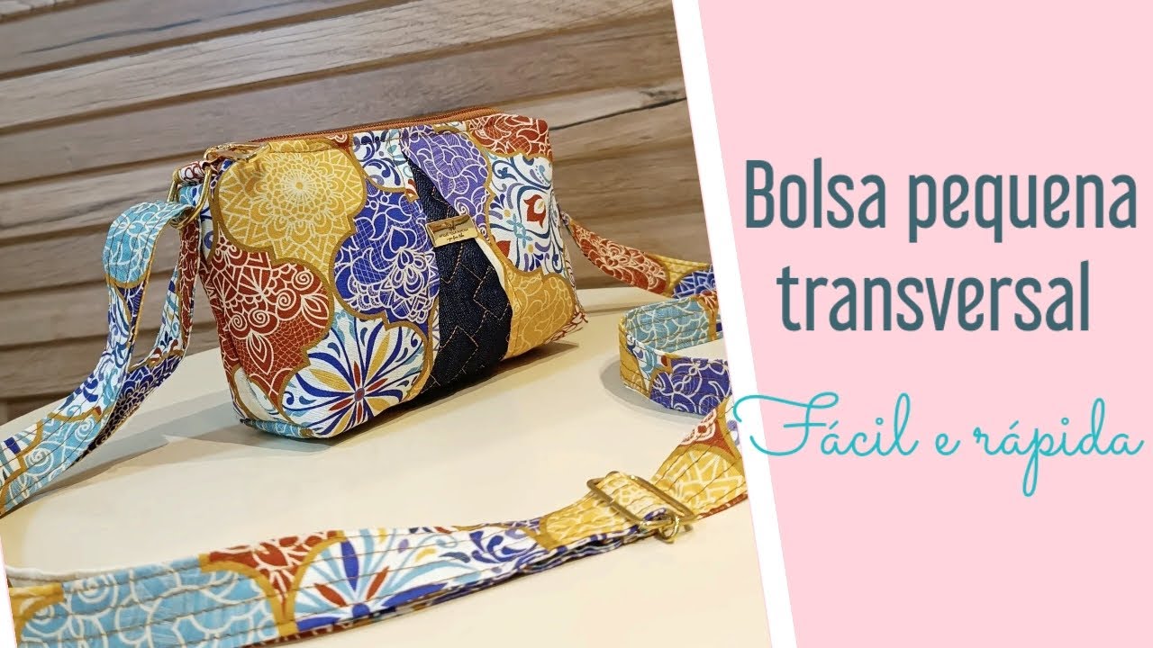 Bolsa pequena - Fácil e rápida #atelietodamimosa #costuracriativa