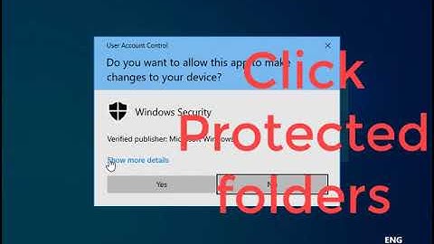 How to Turn On Built in Ransomware Protection In Windows 10