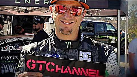 Gymkhana World Tour Ken Block & Model Jennifer Boc...