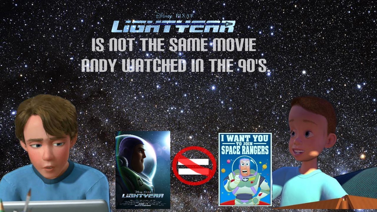 Lightyear Is Not The Movie Andy Watched In The 90s Youtube 