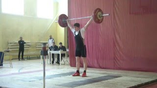 Семён Штанько, 15 лет, вк 69 кг Рывок 85 кг 1 й подход