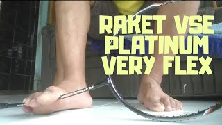 Raket Badminton VSE Platinum X - 35 Lbs