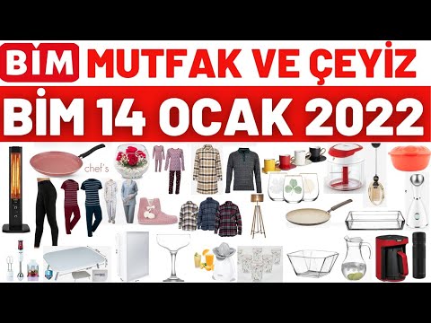 GERÇEĞİ İLK İZLEYİN ✔️ BİM 14 OCAK 2022 CUMA RESMİ KATALOĞU | ÇEYİZ VE MUTFAK ÜRÜNLERİ