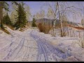 "Зимняя дорога" С картины Петер Мёрк Мёнстед.