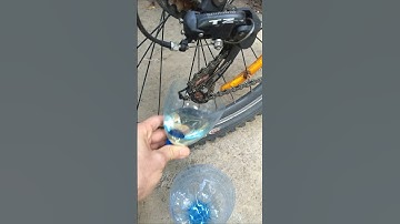 Bicycle Chain Cleaning Trick To Get A Perfectly Clean Chain #bike #tricks #tips