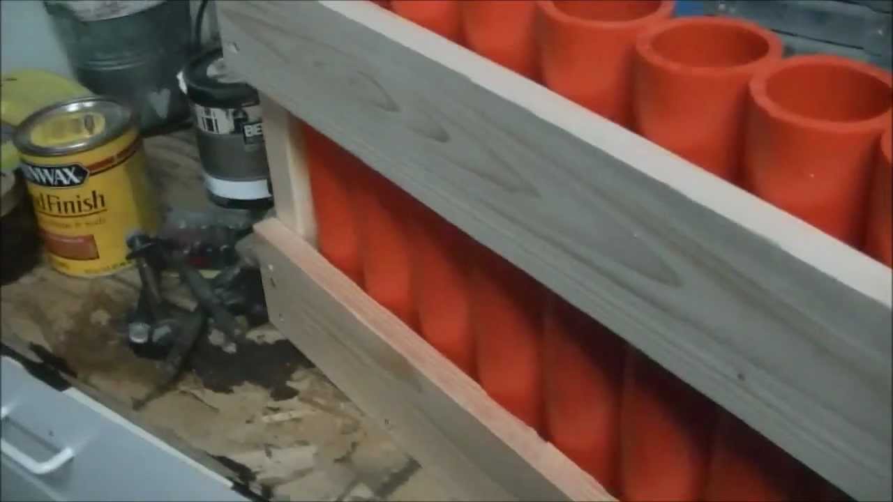 Building 10 Shot Mortar Racks - YouTube