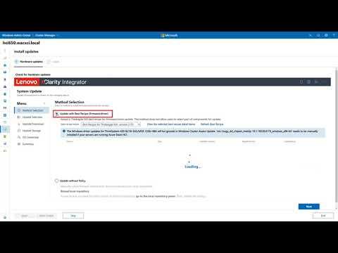 Performing updates with the Cluster Aware Updating tool in Cluster Manager