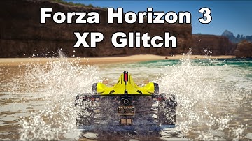 Forza Horizon 3 XP Glitch