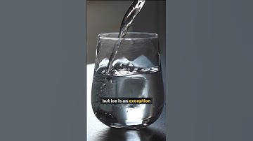 Why Does Ice Float? The Surprising Science in 50 Seconds!