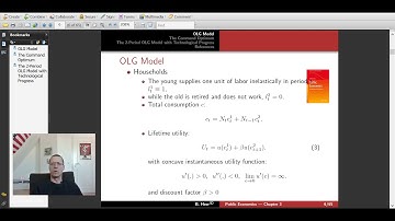 Overlapping Generations Model and Public Economics