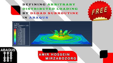 Defining arbitrary distributed loading by DLOAD subroutine in abaqus