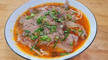 Cách Nấu Bún Bò Huế Đơn giản ngon tuyệt cho gia đình