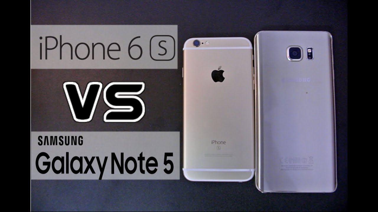 iPhone 6S vs Galaxy Note 5 - Speed & Camera Test