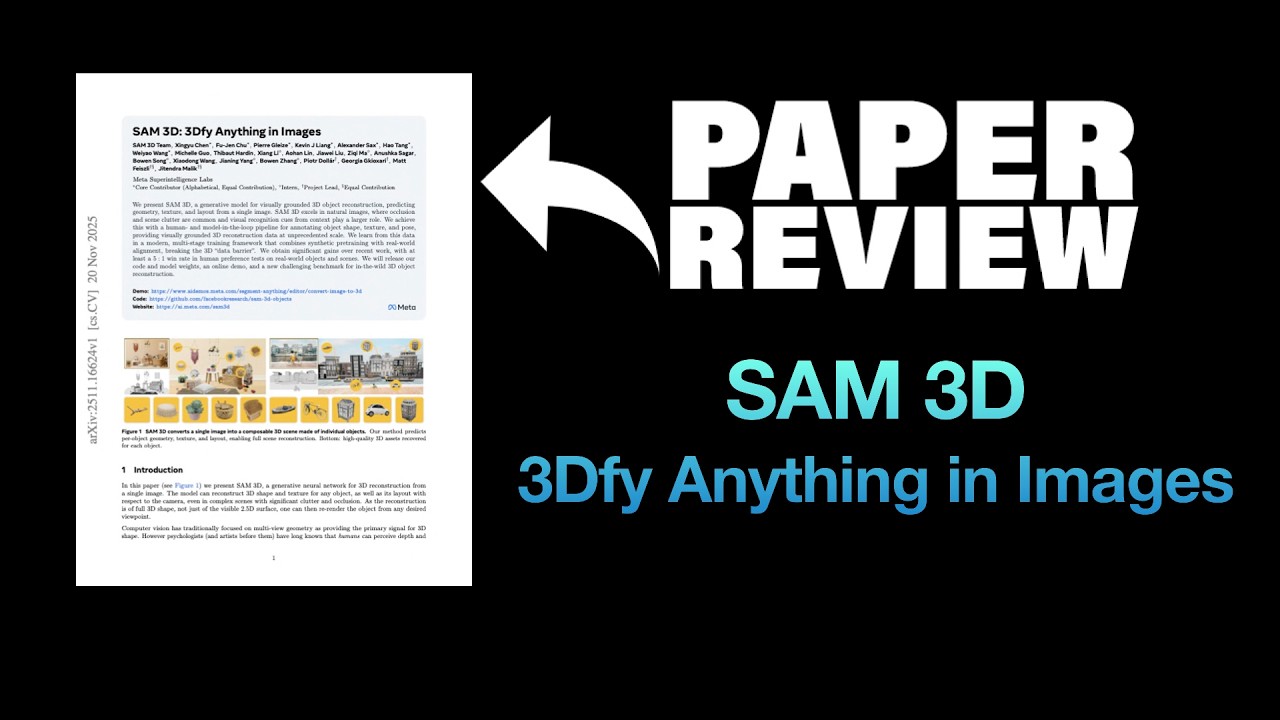 Segment Anything in 3D — The SAM3D Paper - YouTube