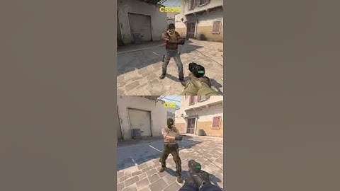 CS：GO vs CS2 #fps #gaming #shorts #csgo