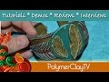 How to make a chunky feather cuff bracelet mica shift with polymer clay