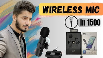Budget microphone for Youtube Videos | K8 wireless microphone | Noise Cancellation #microphone