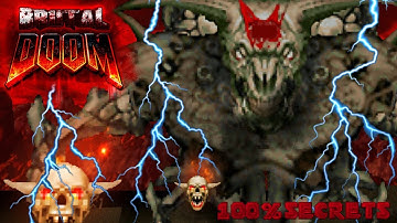 BRUTAL DOOM 2016 Arsenal - Extermination Day, Icon of Sin [100% SECRETS]