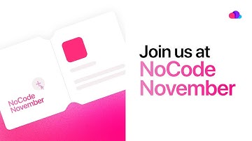 Come join us at No Code November 2022!