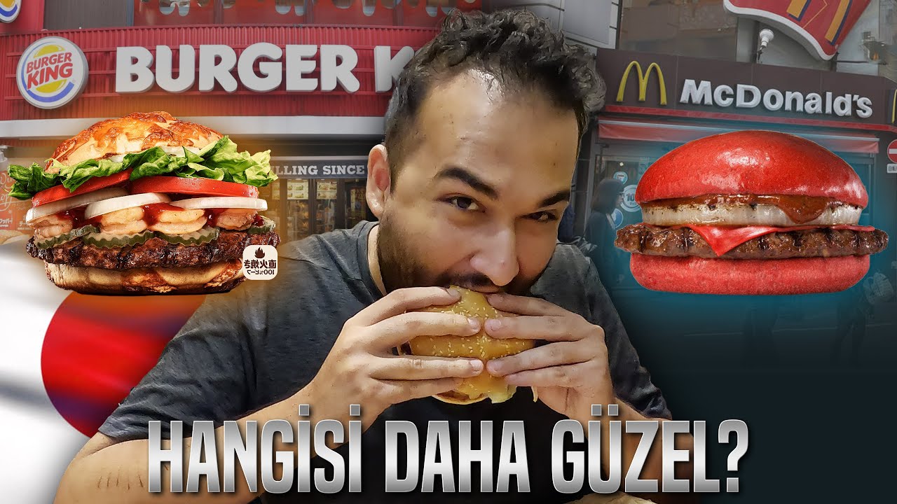 JAPONYA'DA MCDONALD'S VS BURGER KİNG!