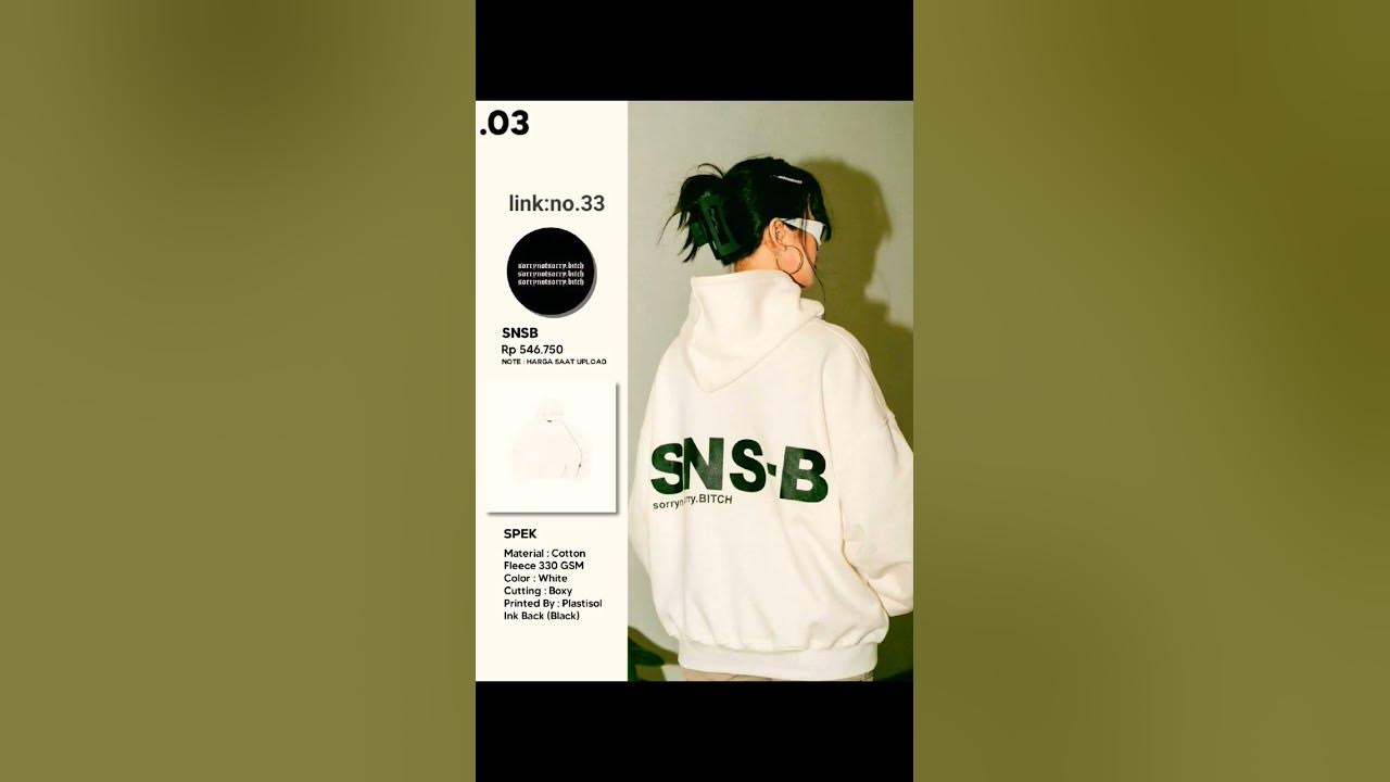 Hoodie boxy brand lokal #hoodie #fyp