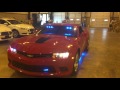 Chevy Camaro upfitted with LED Police Lights by Fleet Safety