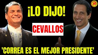 Aquí Hay Huevos Cevallos Se Planta Ante Todos Correa Es El Mejor Presidente