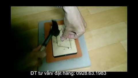 Khuôn thép dập/bế/cắt da