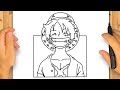 Como Desenhar o Luffy de One Piece | Passo a Passo Simples e Fácil