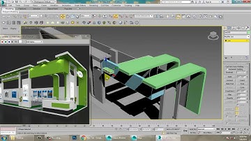 Tutorial on Modeling, texturing and Lighting a 3d stall in 3dsmax using Vray ( Part 2)