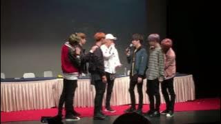 bangtan dance 21 century girls at thei fansign (how cute they are)