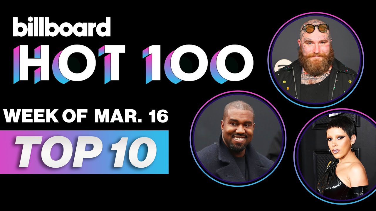 Top 10 Songs on the Billboard Hot 100 for March 16th | Billboard News – Video