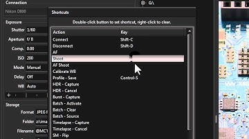 ControlMyNikon 5 - Shortcuts