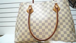 LOUIS VUITTON Calvi Damier Azur Shoulder Bag E5010 - YouTube