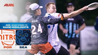 Portland Nitro at Seattle Cascades | FULL GAME HIGHLIGHTS | July 22, 2023