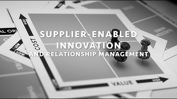 Supplier-Enabled Innovation and Relationship Management