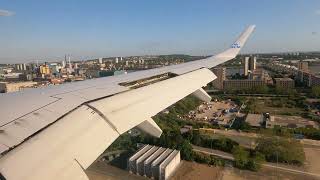 KLM Embraer 190 landing in London City Airport in 4k