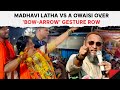 Asaduddin Owaisi Vs Madhavi Latha Over Viral Video: ‘Bow-Arrow’ Gesture Row In Hyderabad