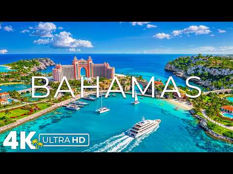 Bahamas 🇧🇸 4K Drone Footage  Exuma Cays, Turquoise Waters & Tropical Paradise