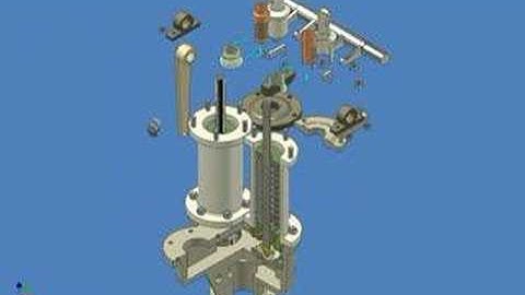 Autodesk Inventor Animation - Highlift Safety valve assembly