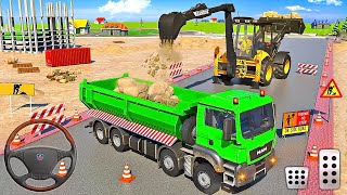 Heavy Excavator Crane Simulator 2022 - City Construction Vehicles - Android Gameplay screenshot 4