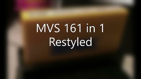 Neo Geo MVS - 161 in 1 - Restyled Retro