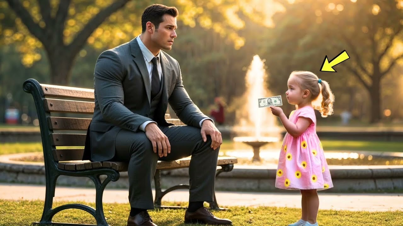 “Here’s $50… I Just Need a Dad for One Day”—Said the Little Girl to the Lonely Millionaire CEO…