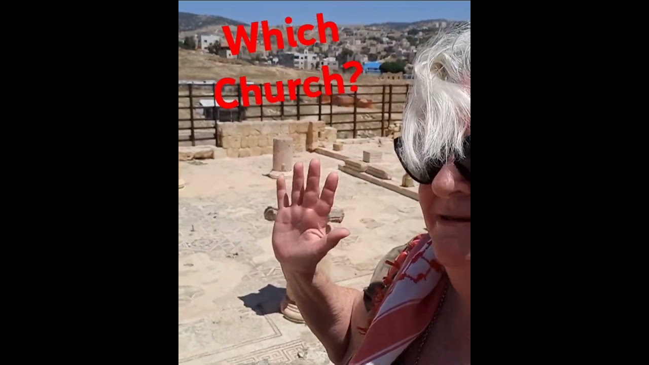 What church is this at Jerash, Jordan?  @julescruisecompanion #jordan #jerash #visitjordan