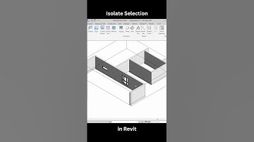 How to Isolate Selection in Revit | Focus on Specific Elements Easily! #shorts